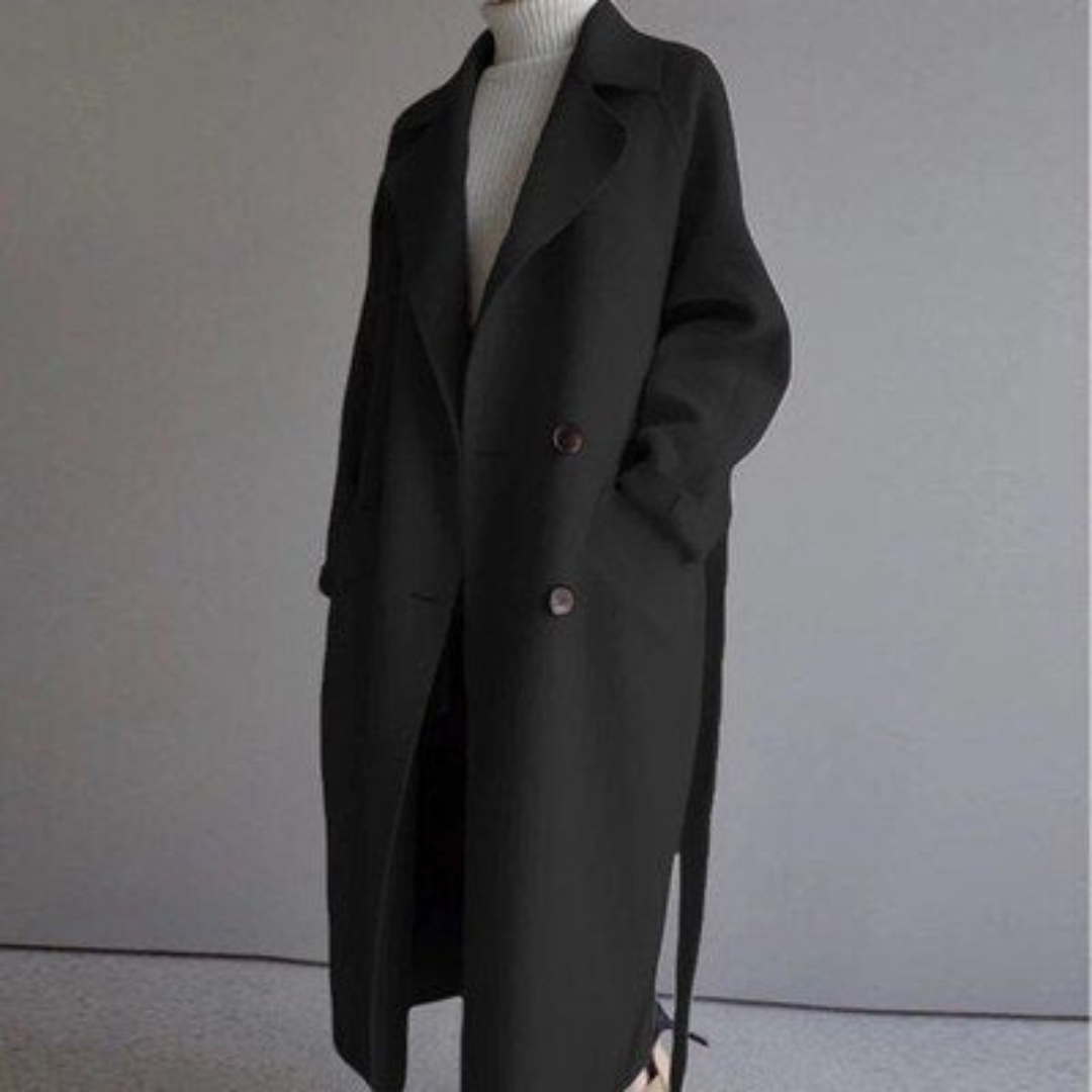 Laurian - Elegant Wool Coat for Women