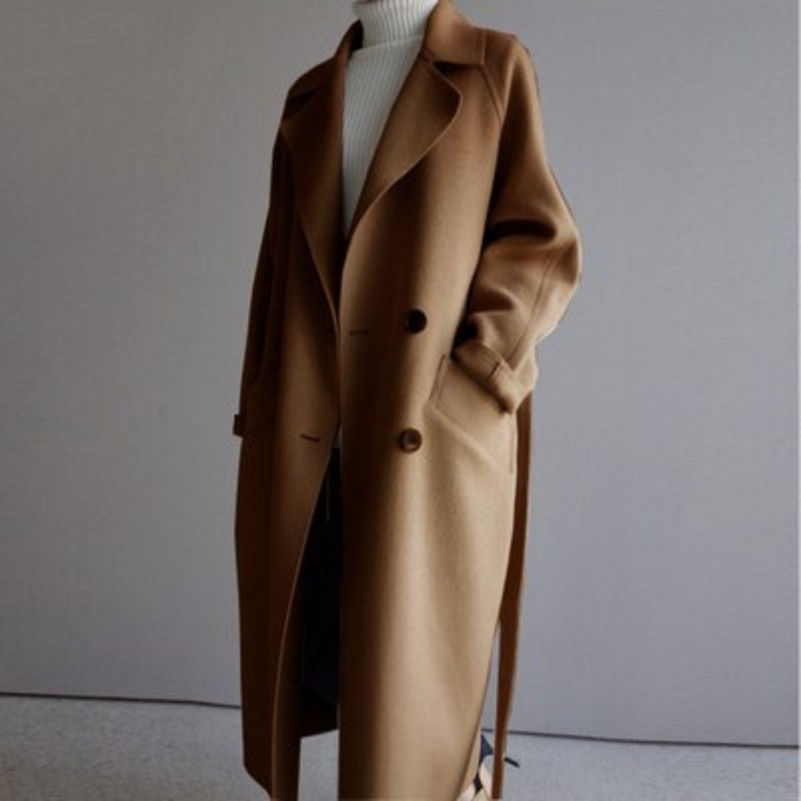 Laurian - Elegant Wool Coat for Women