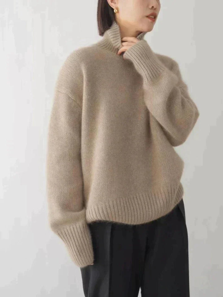 LINETTE | CASHMERE TURTLENECK SWEATER