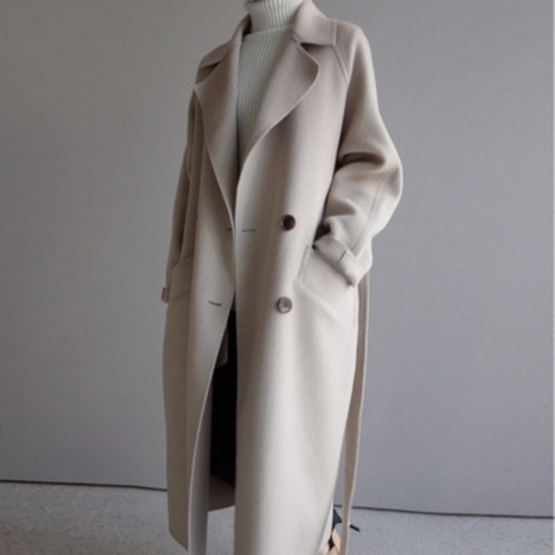 Laurian - Elegant Wool Coat for Women