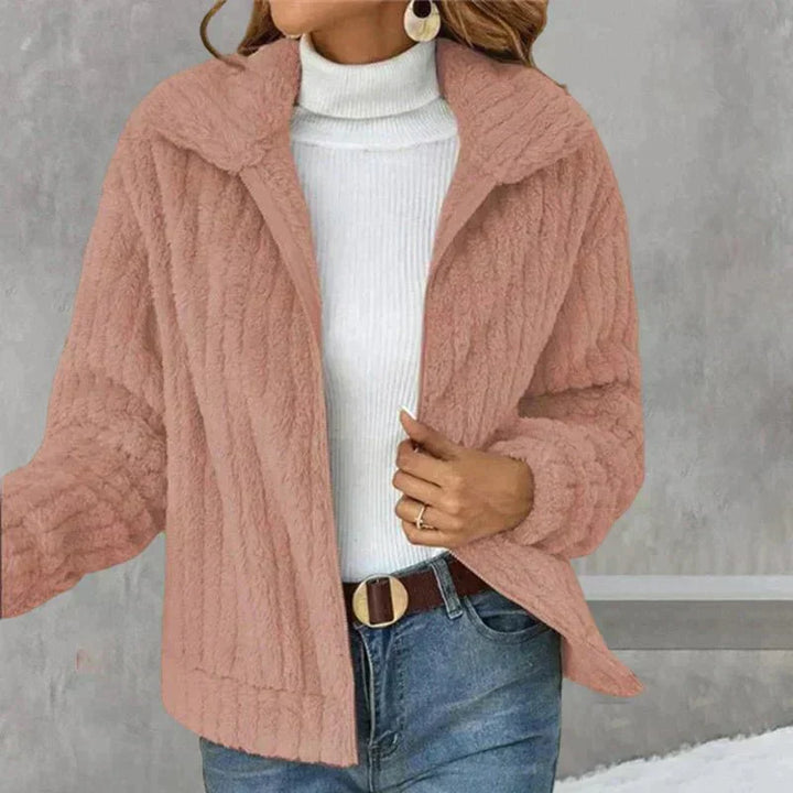 Zoi - Casual Plush Cardigan